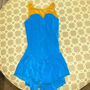 Figure Skating Dress w/Swarovski Crystals (Adult Medium)
